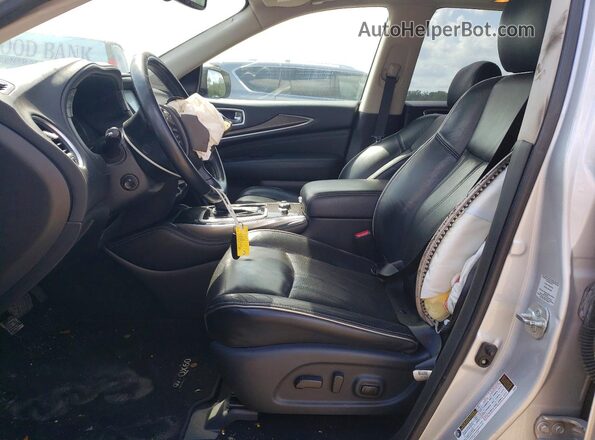5N1DL0MN1HC548951 2017 INFINITI QX60 Silver წინა სალონის ხედი