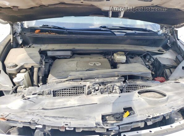 5N1DL0MN1HC548951 2017 INFINITI QX60 Silver უკანა სალონის ხედი