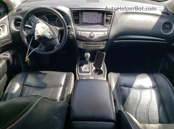 5N1DL0MN1HC548951 2017 INFINITI QX60 Silver წინა პანელის ხედი
