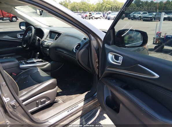 5N1DL0MN1HC550263 2017 INFINITI QX60 Gray Front interior view