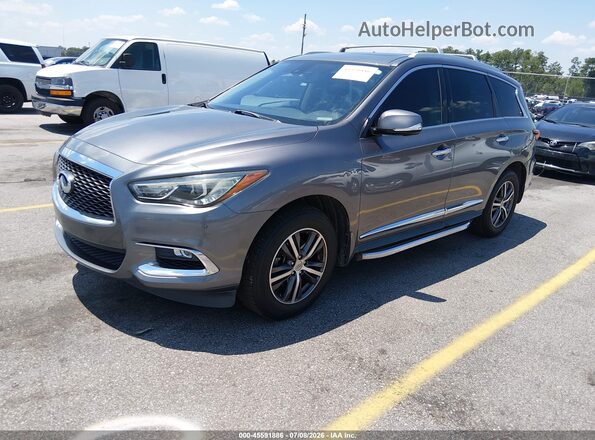 5N1DL0MN1HC550263 2017 INFINITI QX60 Gray Front left