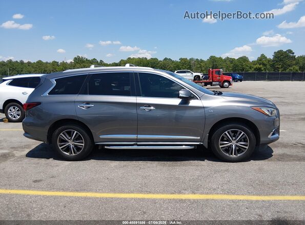 5N1DL0MN1HC550263 2017 INFINITI QX60 Gray Rear interior view