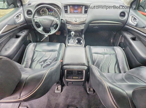 5N1DL0MN1HC550280 2017 INFINITI QX60 Gray Առջևի վահանակի տեսք