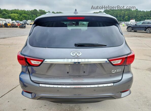 5N1DL0MN1HC550280 2017 INFINITI QX60 Gray Հետևի տեսք