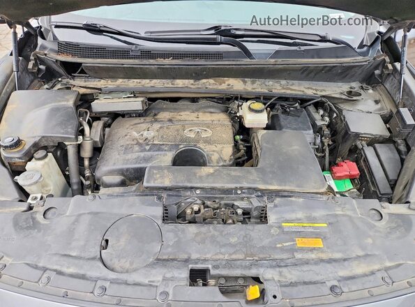 5N1DL0MN1HC550280 2017 INFINITI QX60 Gray Շարժիչի բաժամունքի տեսք