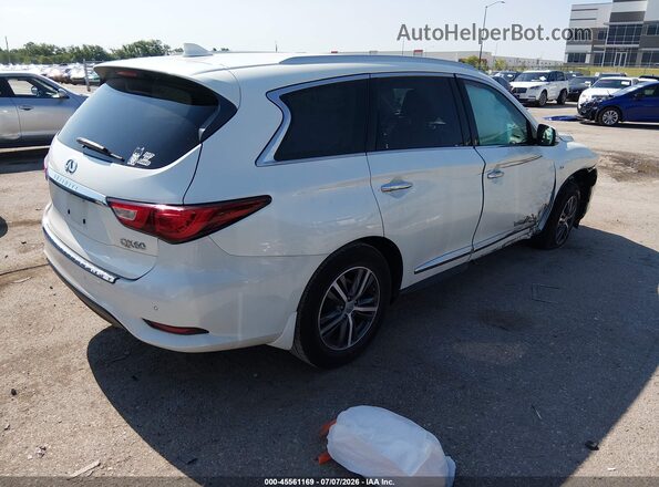 5N1DL0MN1HC560100 2017 INFINITI QX60 White Tył prawy