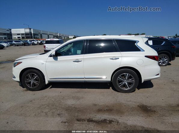 5N1DL0MN1HC560100 2017 INFINITI QX60 White Widok wnętrza 360 stopni