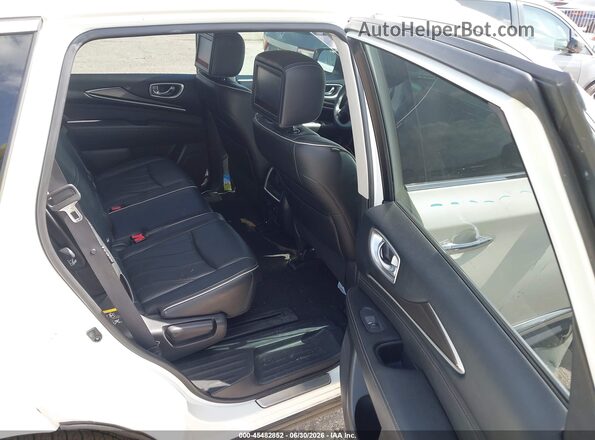 5N1DL0MN1JC527958 2018 INFINITI QX60 White Vista de la etiqueta del VIN
