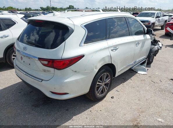 5N1DL0MN1JC527958 2018 INFINITI QX60 White Trasero derecho