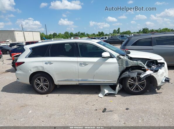 5N1DL0MN1JC527958 2018 INFINITI QX60 White Vista interior trasera
