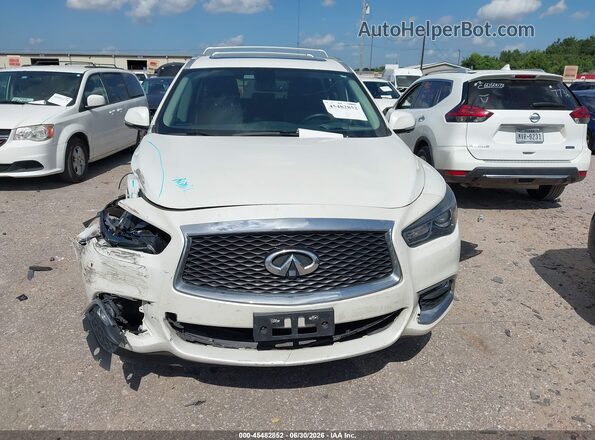 5N1DL0MN1JC527958 2018 INFINITI QX60 White Vista del cuadro de instrumentos