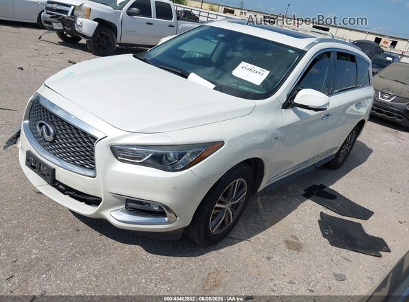 5N1DL0MN1JC527958 2018 INFINITI QX60 White Vista tres cuartos delantera izquierda