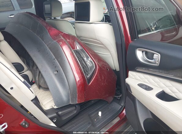 5N1DL0MN1KC512958 2019 INFINITI QX60 Red Vista de la etiqueta del VIN