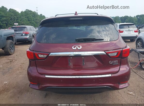 5N1DL0MN1KC512958 2019 INFINITI QX60 Red 