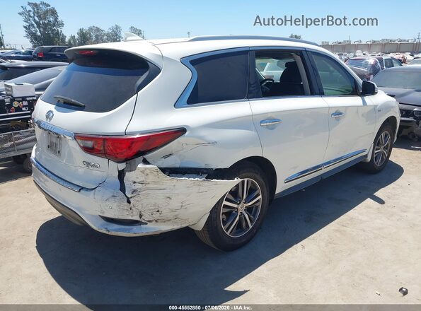 5N1DL0MN1KC534071 2019 INFINITI QX60 White Հետևի աջ