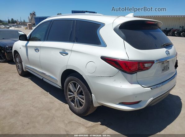 5N1DL0MN1KC534071 2019 INFINITI QX60 White Հետևի ձախ