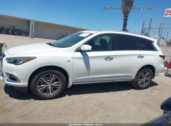 5N1DL0MN1KC534071 2019 INFINITI QX60 White Սալոնի 360 աստիճան տեսք