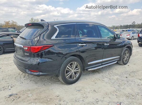 5N1DL0MN1LC504599 2020 INFINITI QX60 Black უკანა მარჯვენა