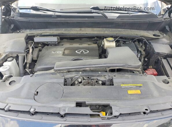 5N1DL0MN1LC504599 2020 INFINITI QX60 Black ძრავის განყოფილების ხედი