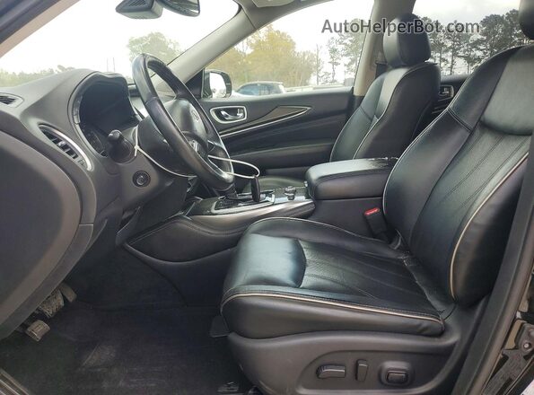 5N1DL0MN1LC504599 2020 INFINITI QX60 Black წინა სალონის ხედი