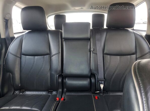 5N1DL0MN1LC504599 2020 INFINITI QX60 Black უკანა სავარძლების ხედი