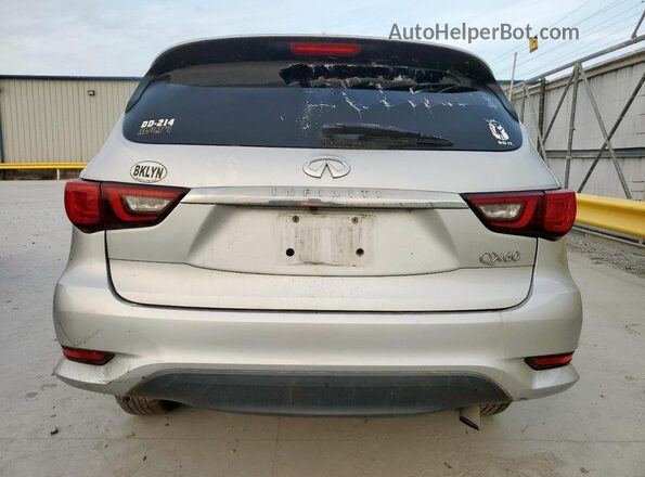 5N1DL0MN1LC531673 2020 INFINITI QX60 Silver Widok z tyłu