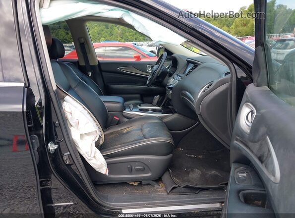 5N1DL0MN1LC547467 2020 INFINITI QX60 Black Widok wnętrza z przodu