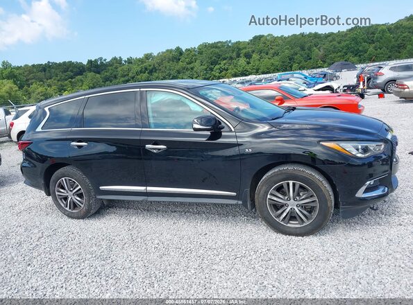 5N1DL0MN1LC547467 2020 INFINITI QX60 Black Widok wnętrza z tyłu