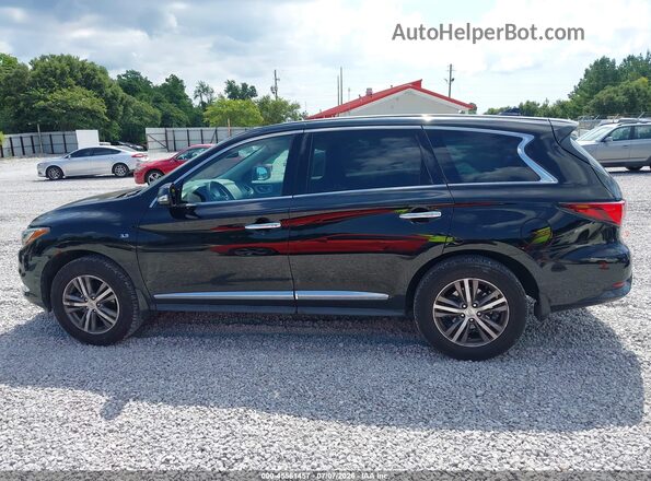 5N1DL0MN1LC547467 2020 INFINITI QX60 Black Widok wnętrza 360 stopni