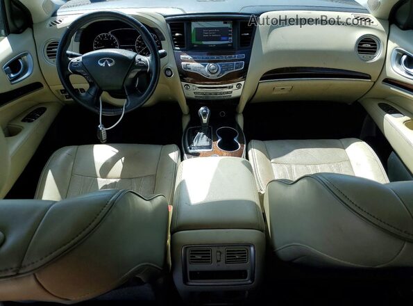 5N1DL0MN2HC514954 2017 INFINITI QX60 White წინა პანელის ხედი