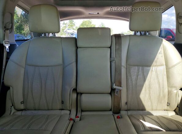5N1DL0MN2HC514954 2017 INFINITI QX60 White უკანა სავარძლების ხედი