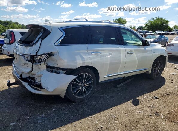 5N1DL0MN2HC514954 2017 INFINITI QX60 White უკანა მარჯვენა