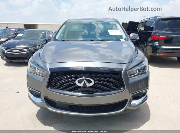 5N1DL0MN2HC556444 2017 INFINITI QX60 Gray Widok z przodu