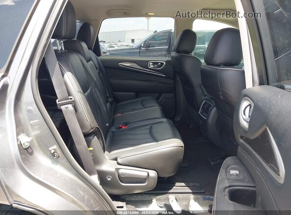 5N1DL0MN2HC556444 2017 INFINITI QX60 Gray Widok naklejki z numerem VIN