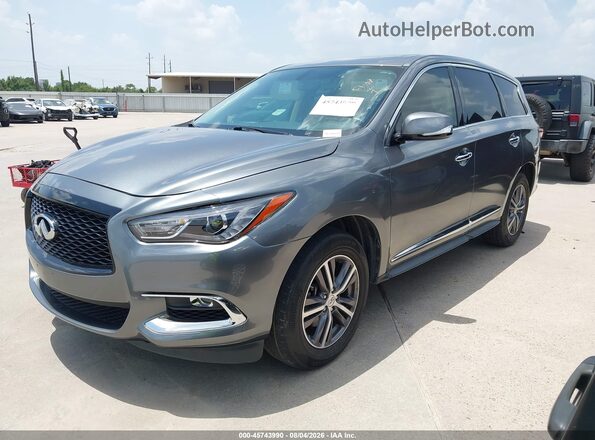 5N1DL0MN2HC556444 2017 INFINITI QX60 Gray Przód lewy