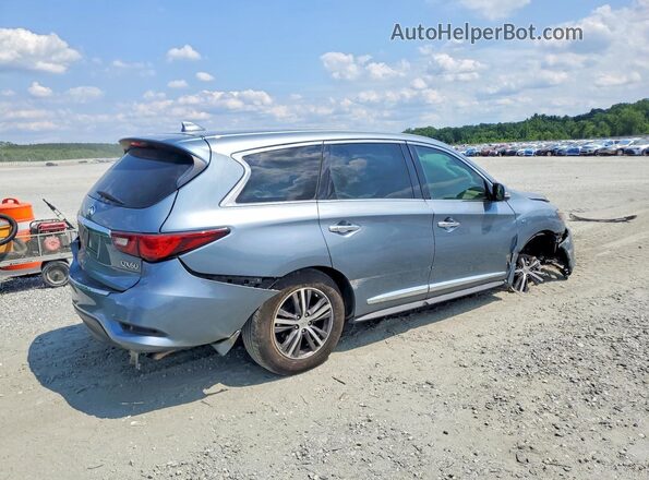 5N1DL0MN2JC521005 2018 INFINITI QX60 Blue Trasero derecho