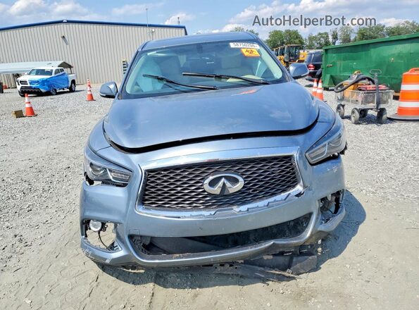 5N1DL0MN2JC521005 2018 INFINITI QX60 Blue Vista frontal