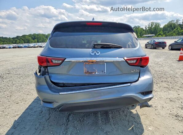 5N1DL0MN2JC521005 2018 INFINITI QX60 Blue Vista trasera