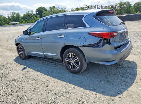 5N1DL0MN2JC521005 2018 INFINITI QX60 Blue Trasero izquierdo