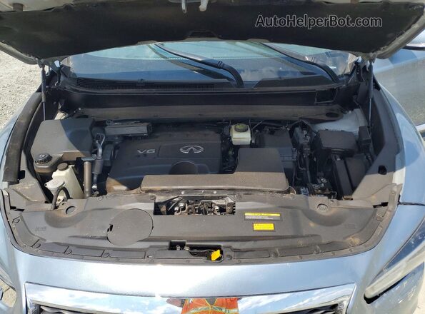 5N1DL0MN2JC521005 2018 INFINITI QX60 Blue Vista del compartimento del motor