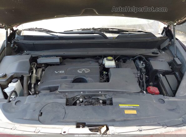 5N1DL0MN2KC501063 2019 INFINITI QX60 Red Vista trasera