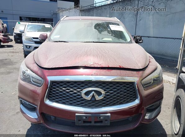 5N1DL0MN2KC501063 2019 INFINITI QX60 Red Vista del cuadro de instrumentos
