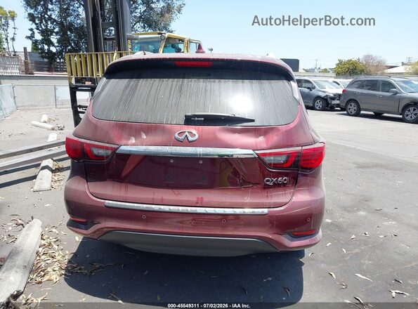 5N1DL0MN2KC501063 2019 INFINITI QX60 Red 