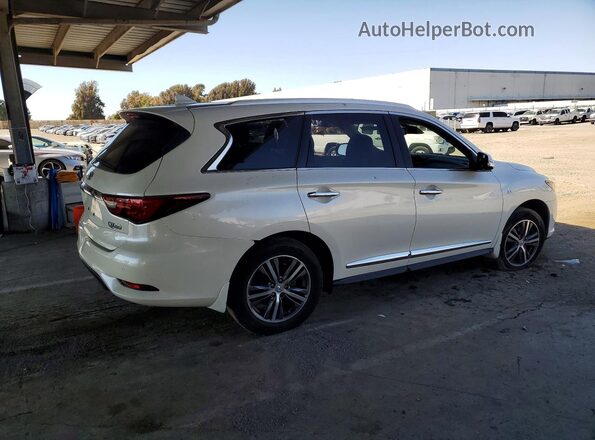 5N1DL0MN2KC506375 2019 INFINITI QX60 White Tył prawy