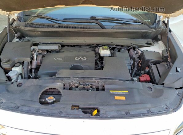 5N1DL0MN2KC506375 2019 INFINITI QX60 White Widok wnętrza z tyłu