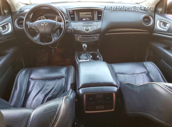 5N1DL0MN2KC506375 2019 INFINITI QX60 White Widok deski rozdzielczej