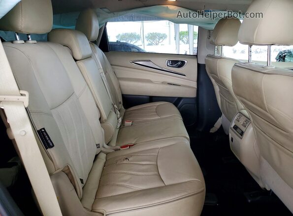 5N1DL0MN2KC508756 2019 INFINITI QX60 Burgundy Հետևի նստատեղերի տեսք