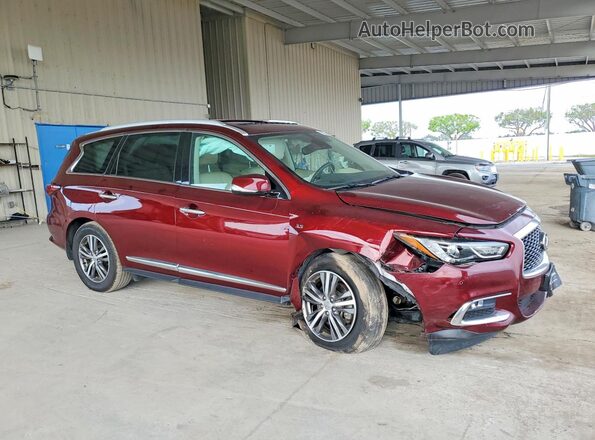 5N1DL0MN2KC508756 2019 INFINITI QX60 Burgundy Առջևի աջ