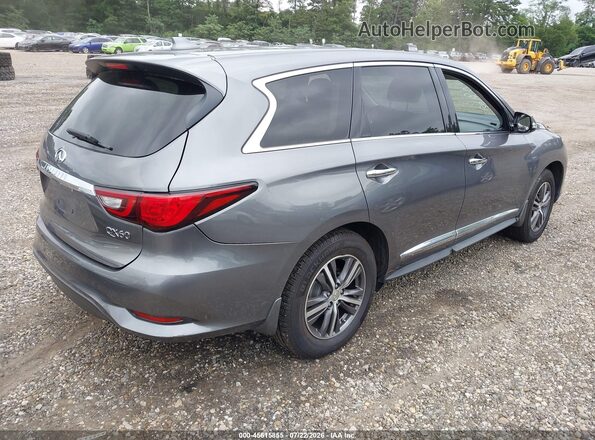 5N1DL0MN2KC548030 2019 INFINITI QX60 Серый Задняя правая четверть