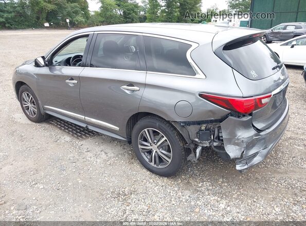 5N1DL0MN2KC548030 2019 INFINITI QX60 Серый Задняя левая четверть